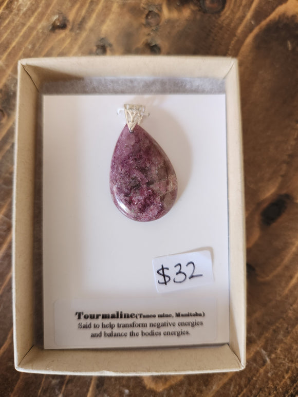 Tourmaline pendant
