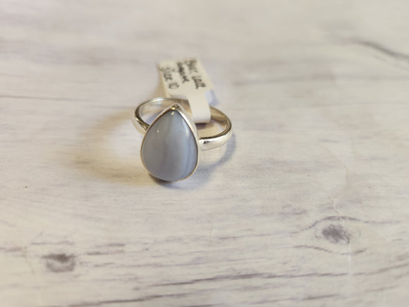 Blue Lace Agate Ring (Size 10)