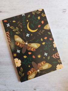 Notebook: Boho Moth