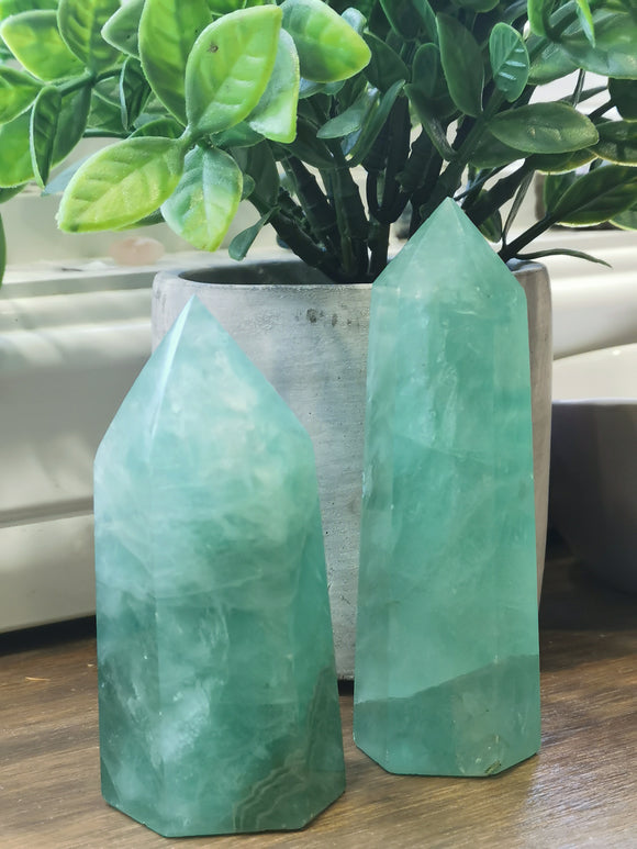 Green Fluorite Tower
