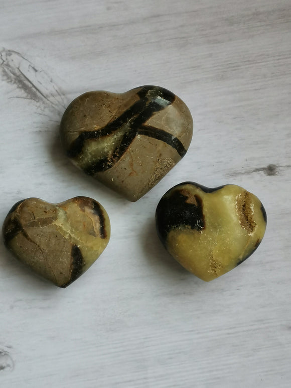 Septarian heart