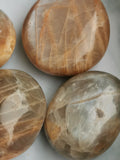 Moonstone palm stone