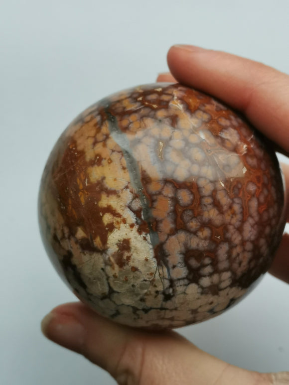 Ocean jasper sphere