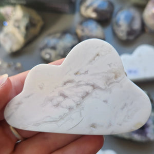 Plume Agate Druzy Cloud