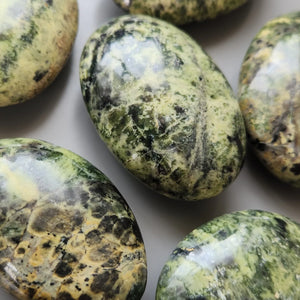 Nephrite Jade Palm Stone