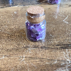 Amethyst Chip jar